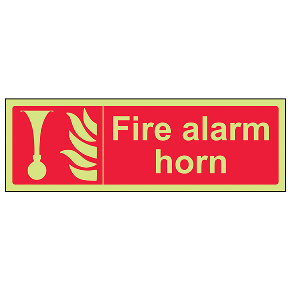 GITD Fire Alarm Horn - Landscape GITD Fire Alarm Horn - Landscape