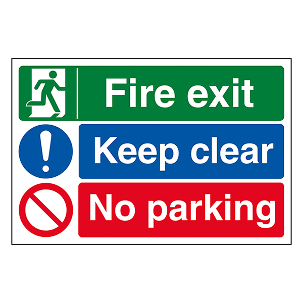 Customised Sign RIGID PLASTIC 300 x 200mm Parking