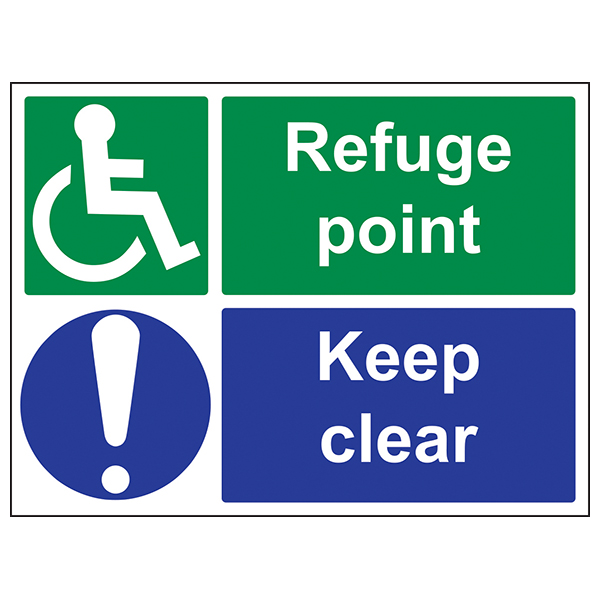 Refuge and Assembly Point Signs | Safety Signs 4 Less