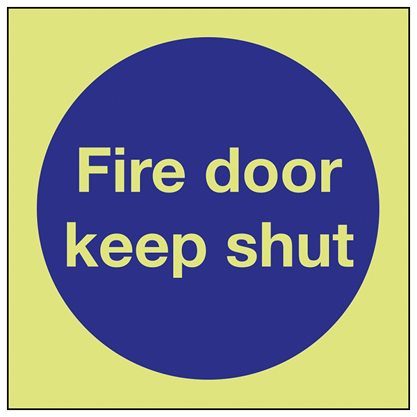 Glow In The Dark Fire Door Signs Glow In The Dark Fire Door Signs