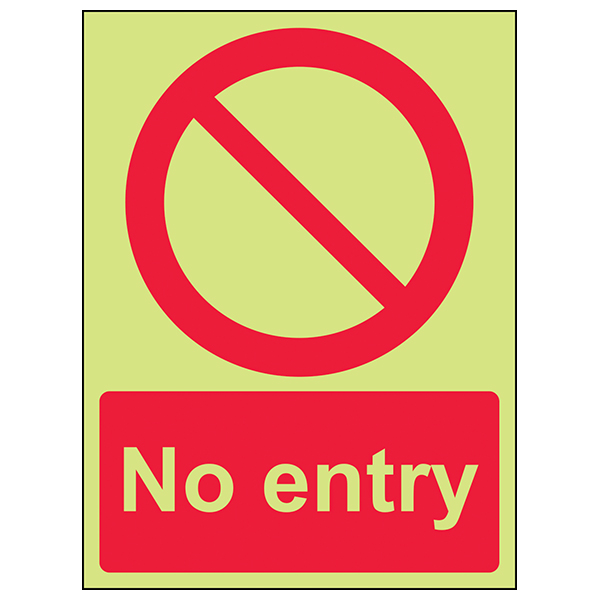 GITD No Entry - Portrait GITD No Entry - Portrait