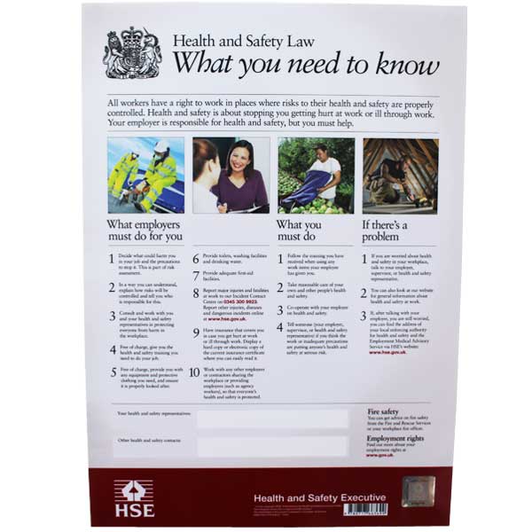 Health and Safety Law Posters Health and Safety Law Posters