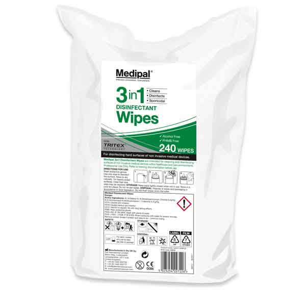 Medipal 3in1 Disinfectant Wipes Eureka4Schools