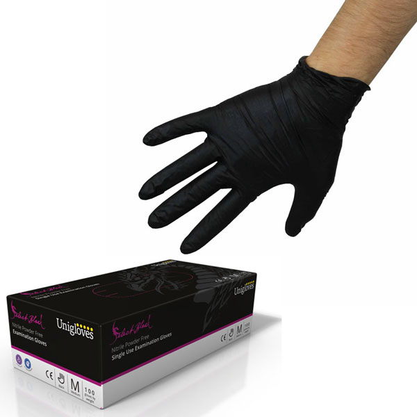 Unigloves Select Black Nitrile Gloves | Nitrile Gloves | MediSupplies Unigloves Select Black Nitrile Gloves | Nitrile Gloves | MediSupplies