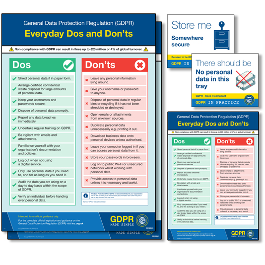 GDPR In Practice - Easy Reference Packs GDPR In Practice - Easy Reference Packs
