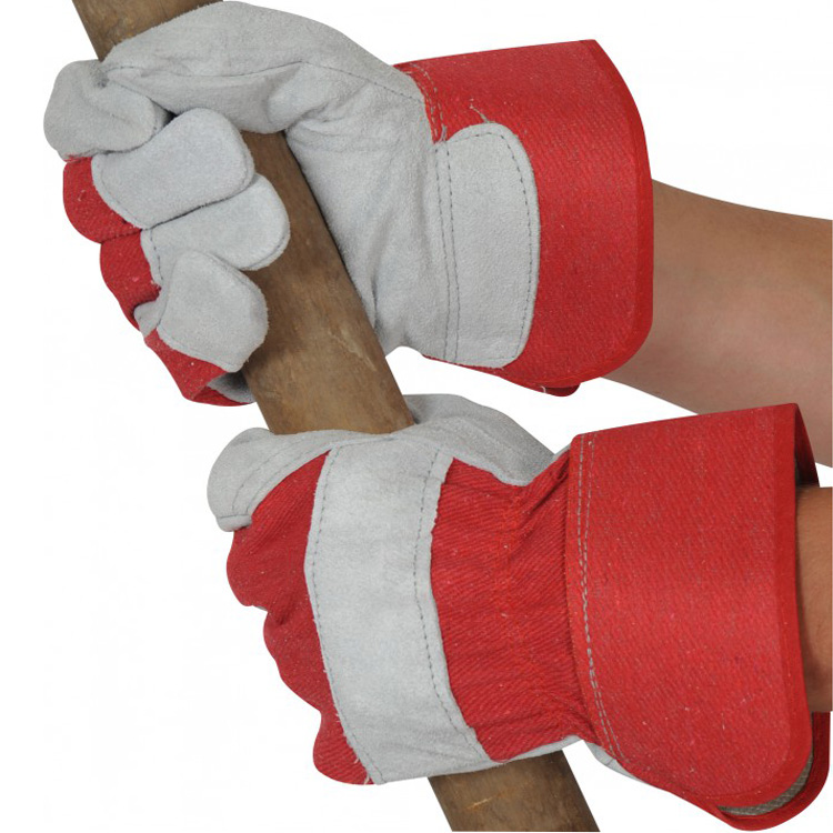 Rigger Gloves with Red Drill Backing Rigger Gloves with Red Drill Backing