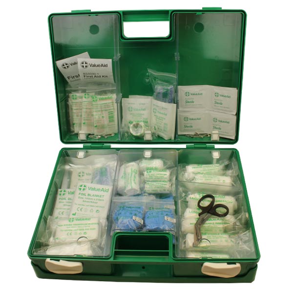 BS8599-1 Workplace First Aid Kits - Deluxe Case | JustGloves BS8599-1 Workplace First Aid Kits - Deluxe Case | JustGloves