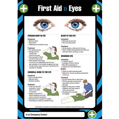 First Aid - Eyes Posters | Safety Posters | First Aid Posters | Notices & Wallcharts First Aid - Eyes Posters | Safety Posters | First Aid Posters | Notices & Wallcharts
