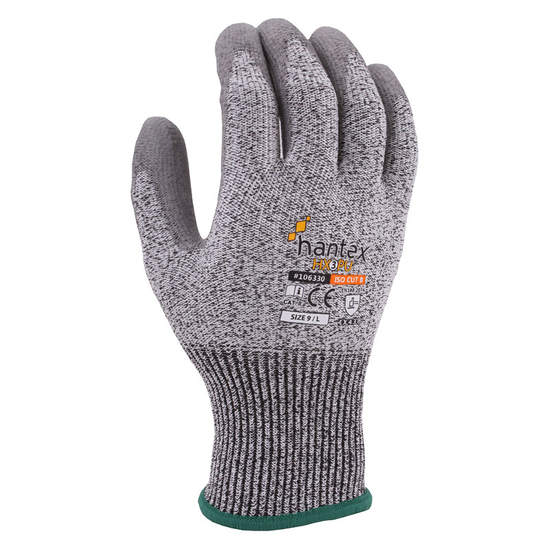 Hantex HX3PU Cut Resistant Gloves Work Gloves JustGloves