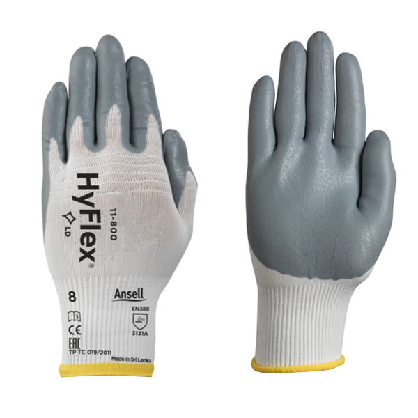 Ansell Hyflex 11-800 Gloves | Gripper Gloves | JustWorkGloves Ansell Hyflex 11-800 Gloves | Gripper Gloves | JustWorkGloves