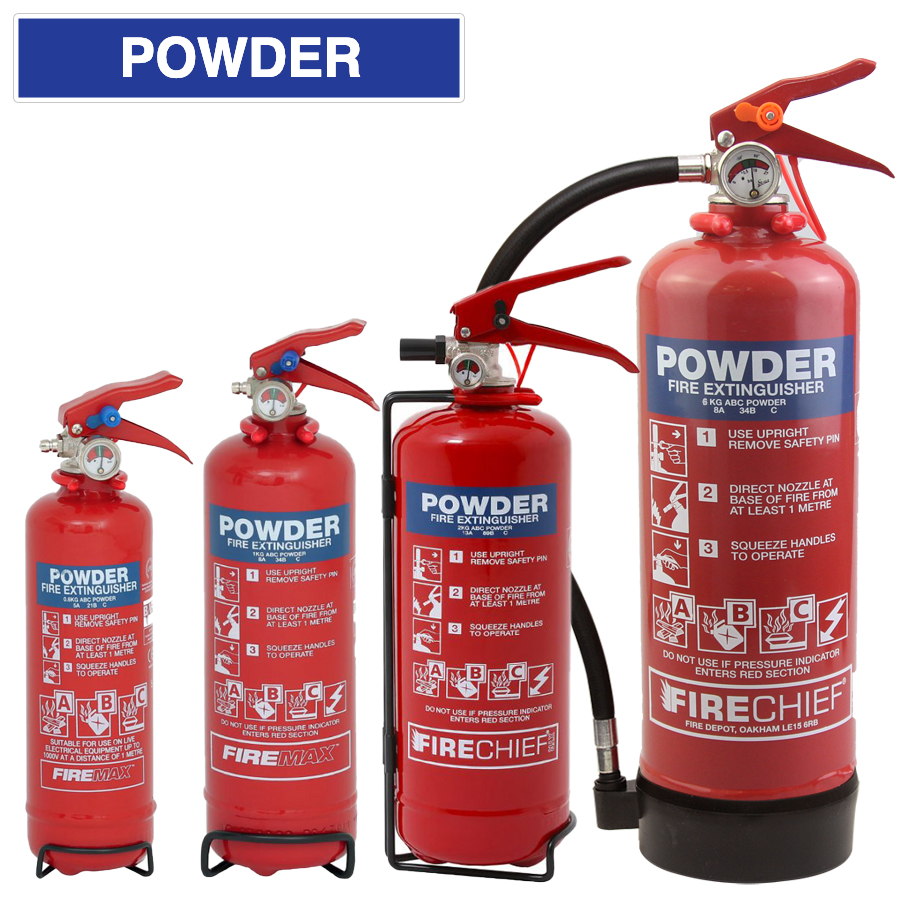 Firechief Powder Fire Extinguishers Firechief Powder Fire Extinguishers