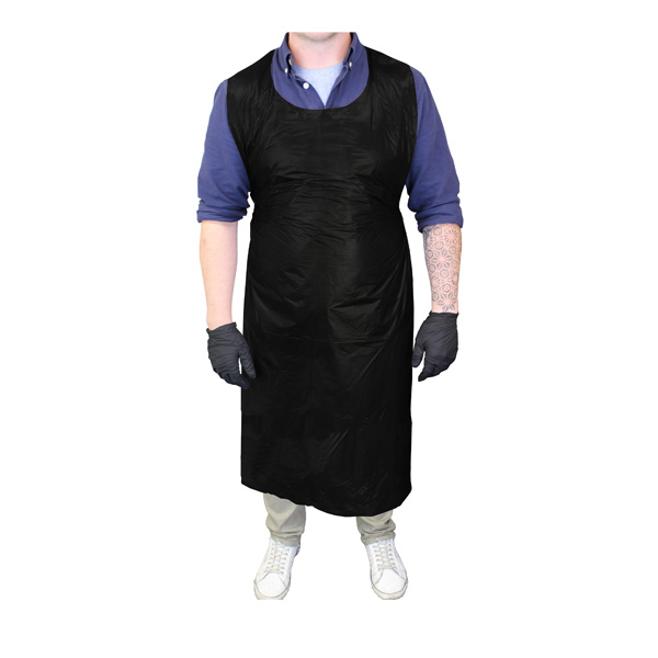 Select Black Disposable Aprons Select Black Disposable Aprons