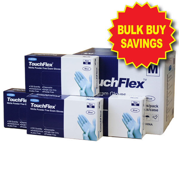 Economy Blue Nitrile Gloves - Bulk Buy Special Offer Economy Blue Nitrile Gloves - Bulk Buy Special Offer