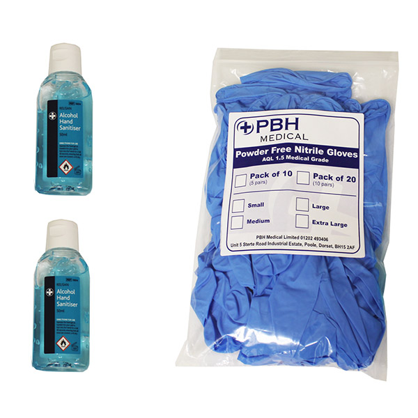 Relisan 50ml Alcohol Hand Gel and Nitrile Gloves Kit Relisan 50ml Alcohol Hand Gel and Nitrile Gloves Kit