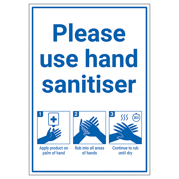 Please Use Hand Sanitiser