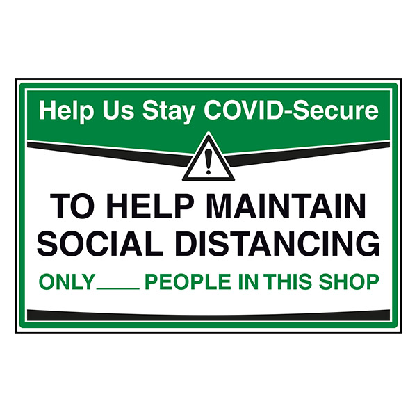 Stay COVID-Secure Retail Signs Stay COVID-Secure Retail Signs