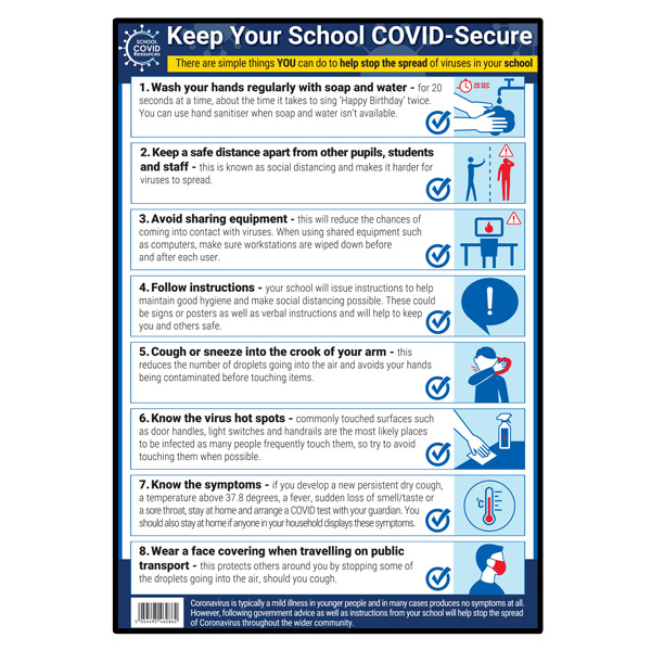 COVID-Secure School Poster COVID-Secure School Poster