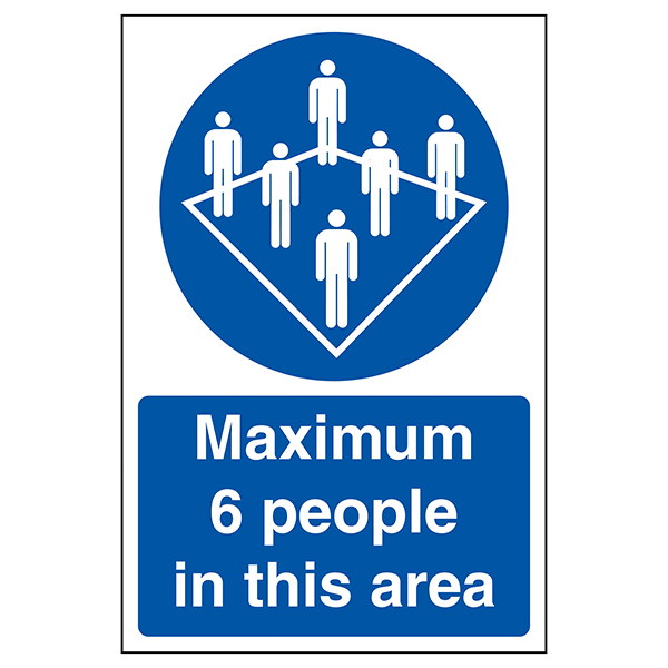 Maximum 6 People In This Area Maximum 6 People In This Area