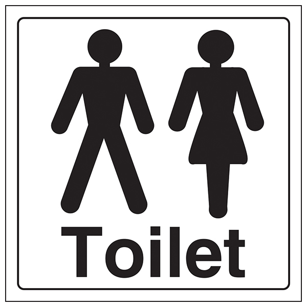 Unisex Toilet Hygiene Signs Signs, Posters & Wallcharts JustGloves