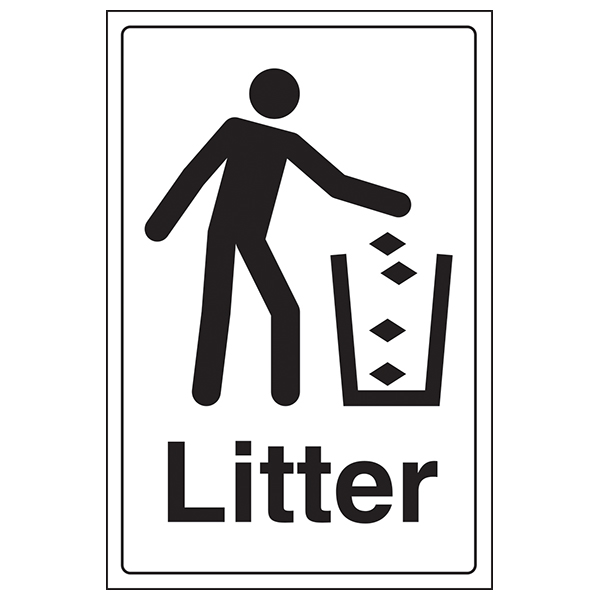 Litter Portrait Hazard Signs Safety Signs Safety Signs 4 Less