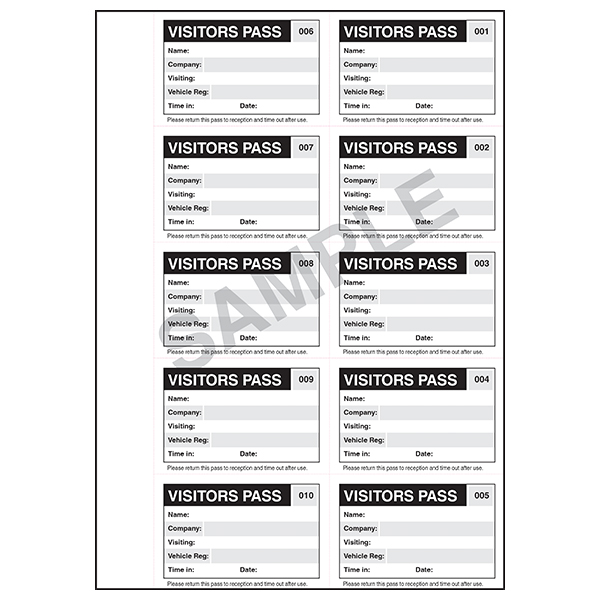 GDPR Compliant Visitor Book Eureka Direct
