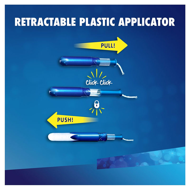 TAMPAX Pearl Compak Regular Applicator Tampons Medical Consumables