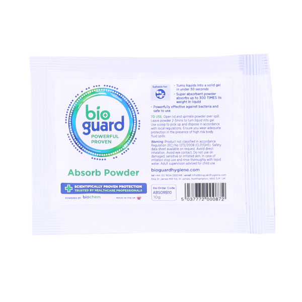 Bioguard Absorb Powder | Absorbent Powder | FirstAid4Less Bioguard Absorb Powder | Absorbent Powder | FirstAid4Less
