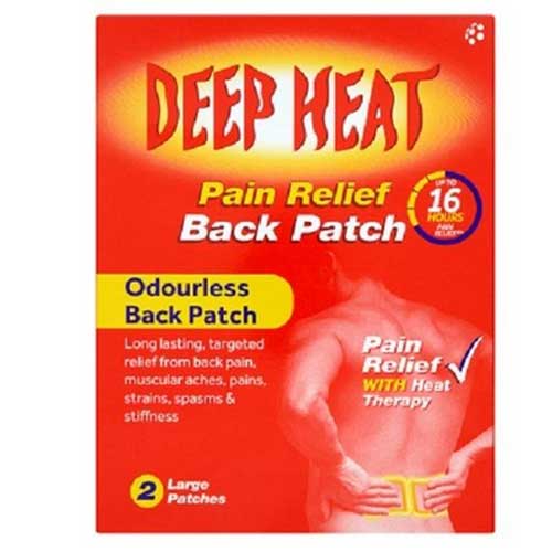 Deep Heat Pain Relief Back Patch | Heat Therapy | IcePacks4Less Deep Heat Pain Relief Back Patch | Heat Therapy | IcePacks4Less