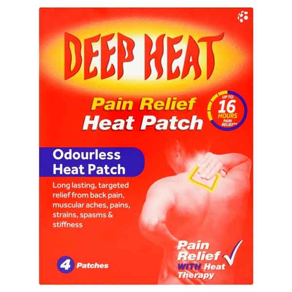 Deep Heat Regular Pain Relief Heat Patch | Heat Therapy | IcePack4Less Deep Heat Regular Pain Relief Heat Patch | Heat Therapy | IcePack4Less