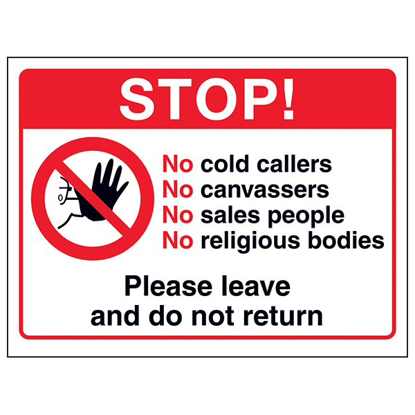 External Sticker // Sign Cold Callers Be patient I am Disabled Disabled