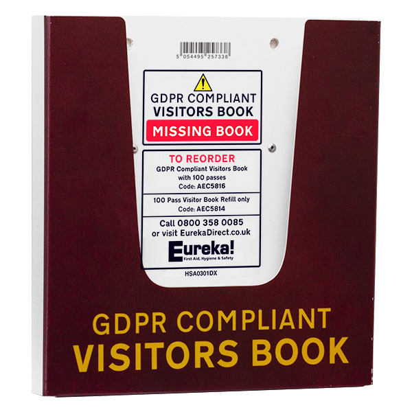 GDPR Compliant Visitor Book HolderGDPR Compliant Visitor Book Holder