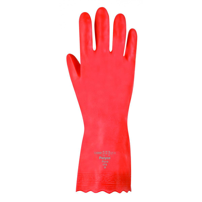 Polyco Pura™ Mediumweight PVC Flock Lined Gloves Polyco Pura™ Mediumweight PVC Flock Lined Gloves