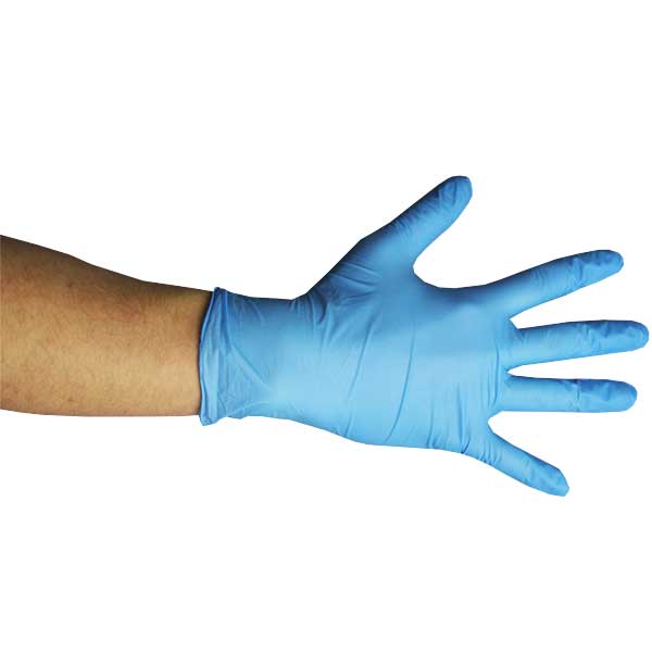 Economy Powder Free Blue Nitrile Gloves Economy Powder Free Blue Nitrile Gloves