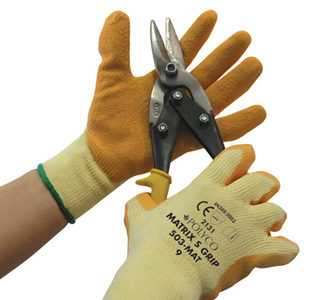 Polyco Orange Matrix S Latex Coated Gripper Gloves | Gripper Gloves | JustGloves Polyco Orange Matrix S Latex Coated Gripper Gloves | Gripper Gloves | JustGloves