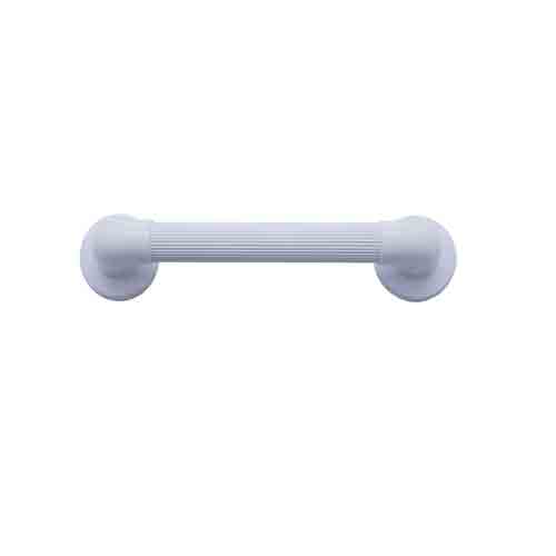 Z-Tec White Plastic Fluted Grab Rail Z-Tec White Plastic Fluted Grab Rail