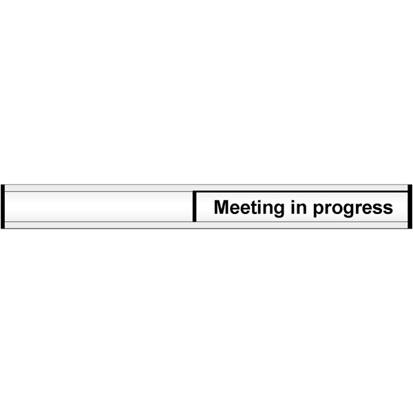 meeting in progress signs