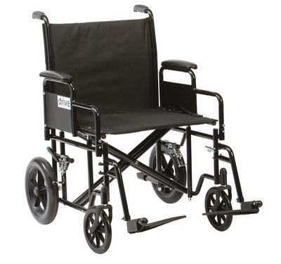 Drive Bariatric Steel Transport Chair Drive Bariatric Steel Transport Chair