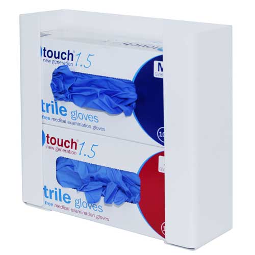 Antimicrobial Double Glove Box Dispenser | Glove Dispenser | Just Work Gloves Antimicrobial Double Glove Box Dispenser | Glove Dispenser | Just Work Gloves