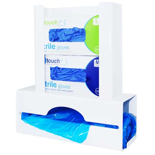 Antimicrobial Double Glove and Apron Dispenser | Protective Clothing | Gloves | Antimicrobial Double Glove and Apron Dispenser | Protective Clothing | Gloves |
