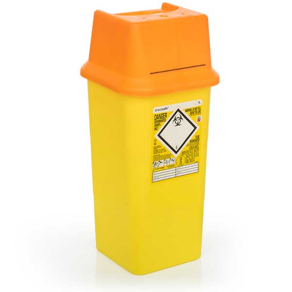 Sharpsafe NonMedicinal Sharps Bins Sharps Disposable Waste Control