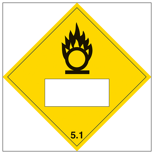 Oxidizing Symbol 5.1 Safety Signs 4 Less