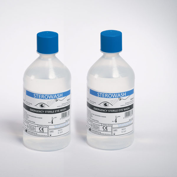 500ml Sterowash Eyewash Bottles 500ml Sterowash Eyewash Bottles