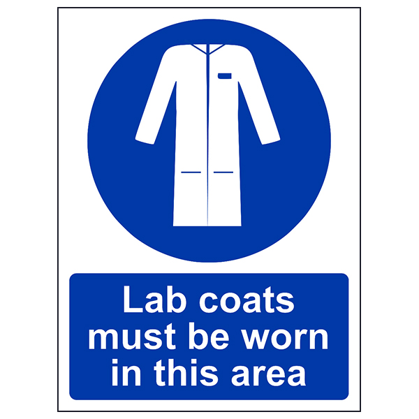 Lab Coats Must Be Worn In This Area - Portrait Lab Coats Must Be Worn In This Area - Portrait