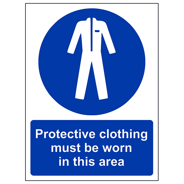 PPE Must Be Worn In This Area - Portrait PPE Must Be Worn In This Area - Portrait