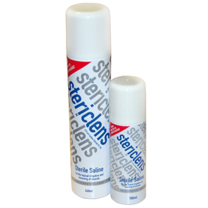 Stericlens Aerosol Sterile Saline Solution | JustGloves Stericlens Aerosol Sterile Saline Solution | JustGloves