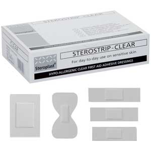 Steroplast Clear Washproof Plasters | Clear Plasters | Washproof Plasters | MediSupplies Steroplast Clear Washproof Plasters | Clear Plasters | Washproof Plasters | MediSupplies