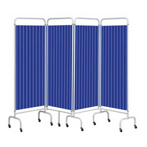 Sunflower 4 Panel Screen With Disposable Curtains Hospital Screens